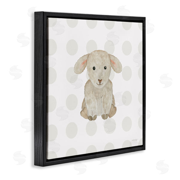 Stupell Industries Cindy Jacobs | Nursery Lamb On Dots
