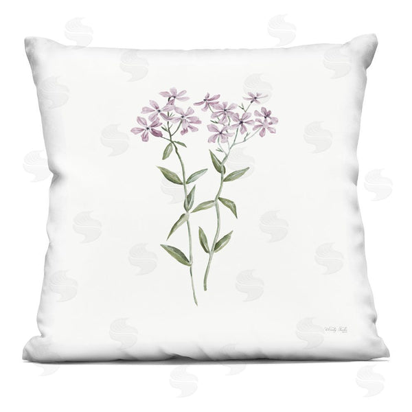 stupell industries Cindy Jacobs | Purple Phlox Botanical Printed Throw Pillow