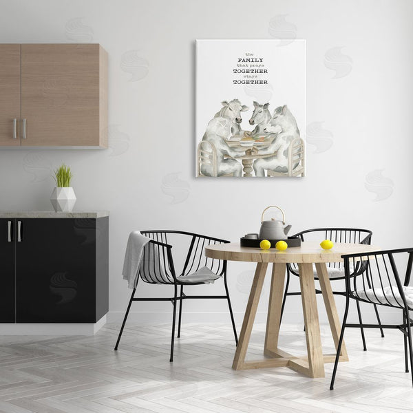 Stupell Industries Cindy Jacobs | Religious Praying Cows Wall Art