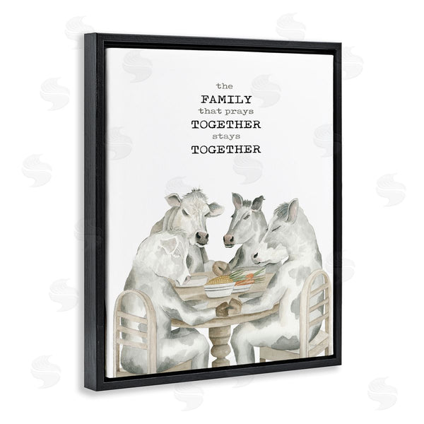 Stupell Industries Cindy Jacobs | Religious Praying Cows Wall Art