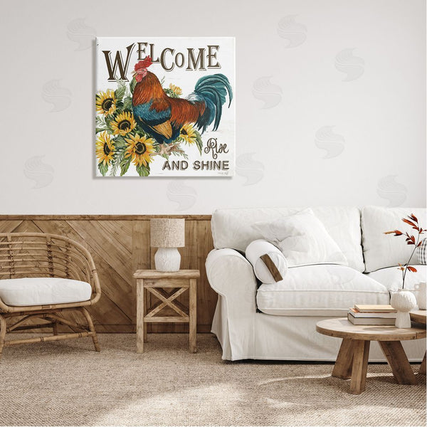 Stupell Industries Cindy Jacobs | Rise & Shine Rooster Wall Art