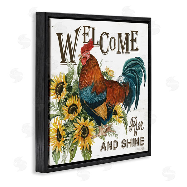Stupell Industries Cindy Jacobs | Rise & Shine Rooster Wall Art