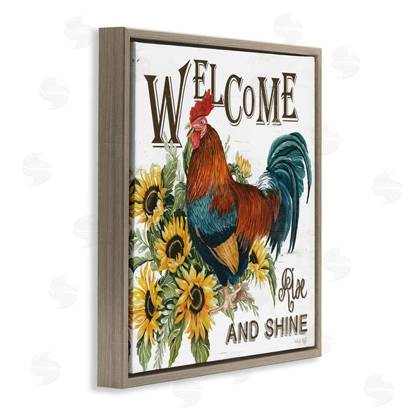 Stupell Industries Cindy Jacobs | Rise & Shine Rooster Wall Art