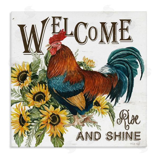 stupell industries Cindy Jacobs | Rise & Shine Rooster Wall Art