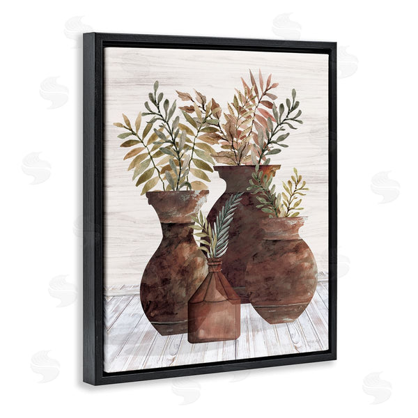 Stupell Industries Cindy Jacobs | Rustic Pottery Plants Wall Art