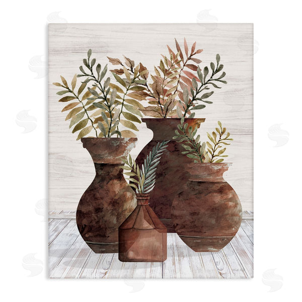 stupell industries Cindy Jacobs | Rustic Pottery Plants Wall Art