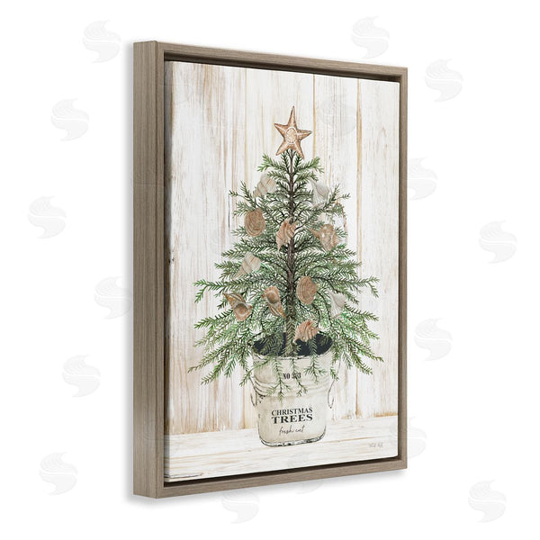 Stupell Industries Cindy Jacobs | Rustic Seashell Christmas Tree