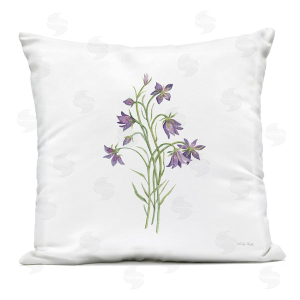 Stupell Industries Cindy Jacobs | Soft Bluebells Botanical Printed Throw Pillow