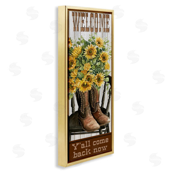 Stupell Industries Cindy Jacobs | Southern Welcome Phrase Wall Art