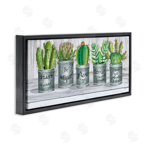 Stupell Industries Cindy Jacobs | Succulents With Plant Life Puns Wall Art