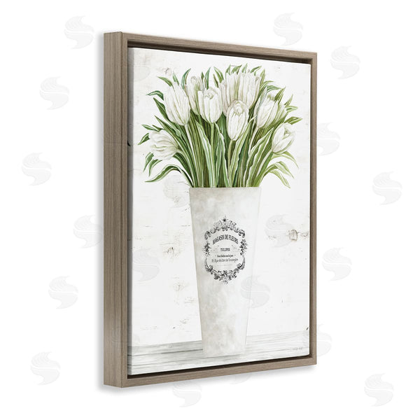 Stupell Industries Cindy Jacobs | Tulip Bouquet In Parisian Vase