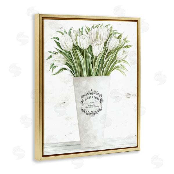 Stupell Industries Cindy Jacobs | Tulip Bouquet In Parisian Vase
