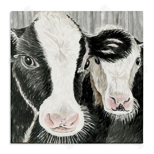 stupell industries Cindy Jacobs | Two Farm Cows Country Portrait Wall Art