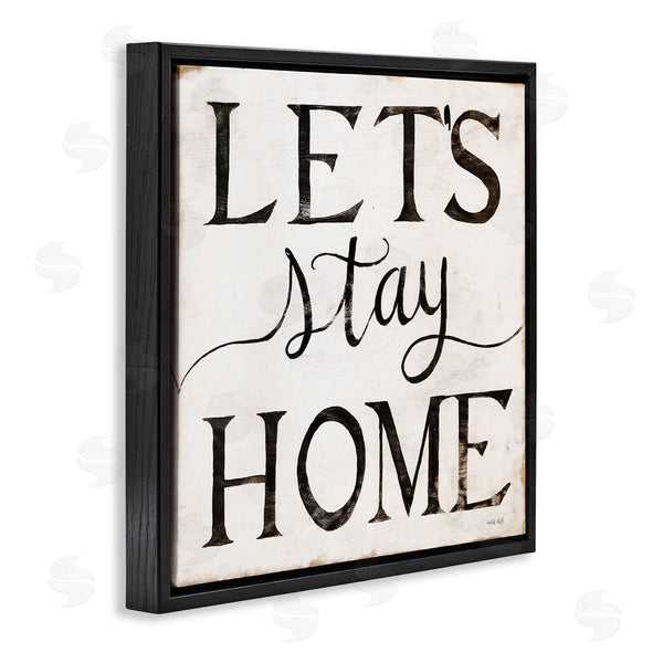 Stupell Industries Cindy Jacobs | Vintage Let's Stay Home