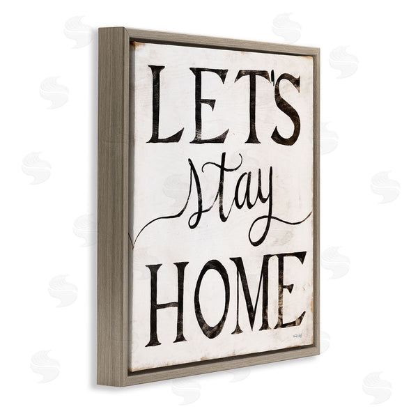 Stupell Industries Cindy Jacobs | Vintage Let's Stay Home