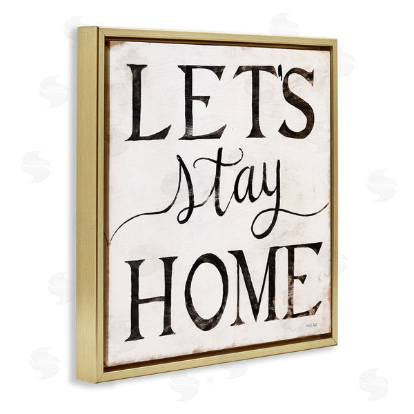 Stupell Industries Cindy Jacobs | Vintage Let's Stay Home