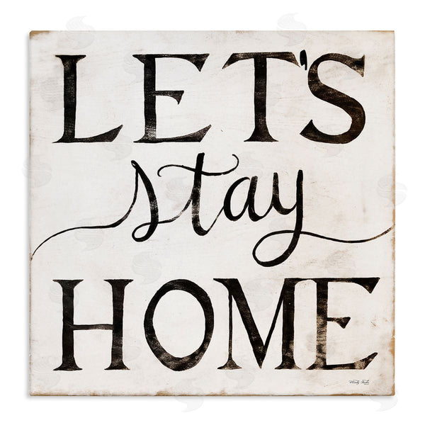 stupell industries Cindy Jacobs | Vintage Let's Stay Home