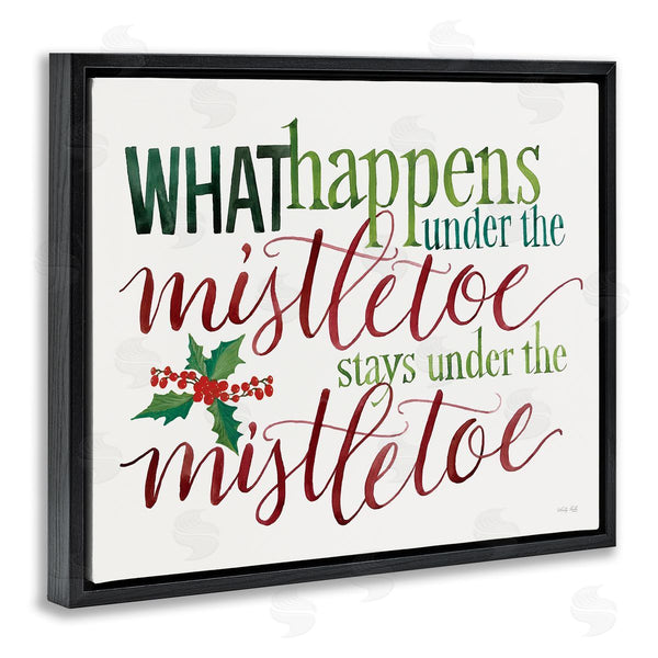 Stupell Industries Cindy Jacobs | Witty Mistletoe Quote Wall Art