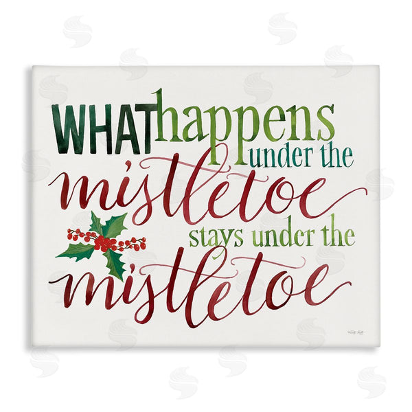 stupell industries Cindy Jacobs | Witty Mistletoe Quote Wall Art