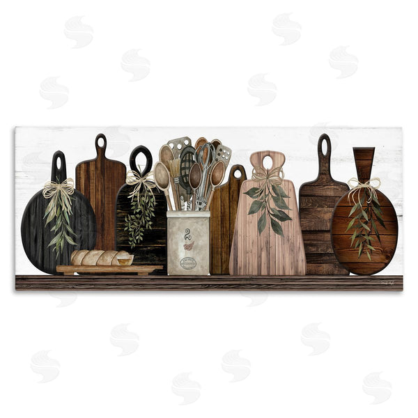 stupell industries Cindy Jacobs | Wooden Kitchen Items Wall Art