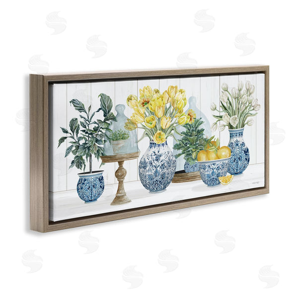 Stupell Industries Cindy Jacobs | Yellow Tulips & Lemon Fruits Wall Art