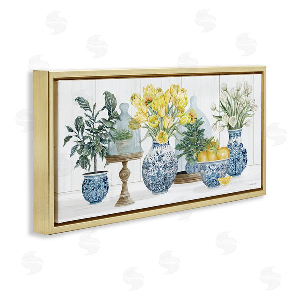 Stupell Industries Cindy Jacobs | Yellow Tulips & Lemon Fruits Wall Art