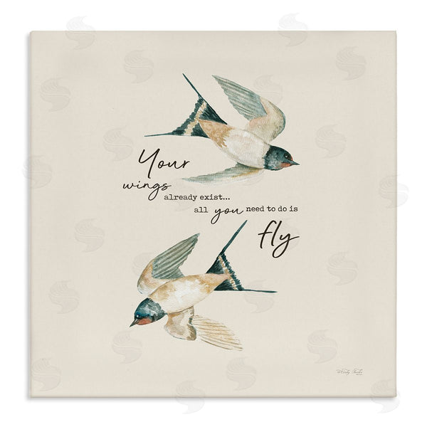 stupell industries Cindy Jacobs | Your Wings Already Exist Flying Birds Wall Art