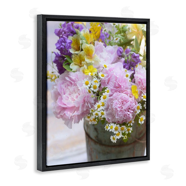 Stupell Industries Claire Brocato | Spring Blooms In Bucket Wall Art