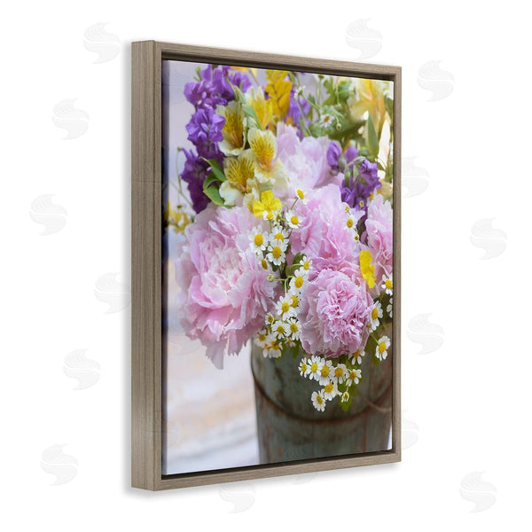 Stupell Industries Claire Brocato | Spring Blooms In Bucket Wall Art