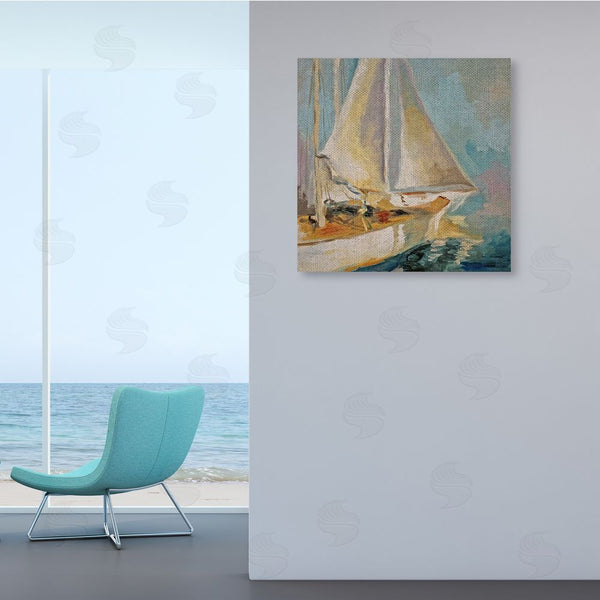Stupell Industries Claire Cormany | Traditional Nautical Sailboat On The Water Wall Art