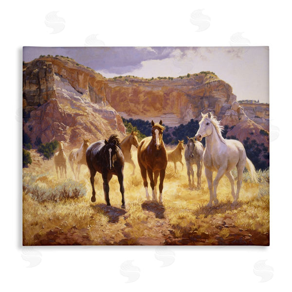 stupell industries Claire Goldrick | Horses & Desert Cliffs