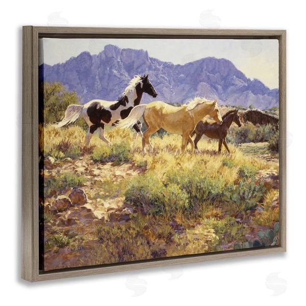 Stupell Industries Claire Goldrick | Trotting Through Countryside Valley