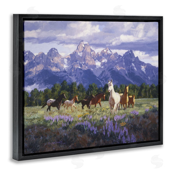 Stupell Industries Claire Goldrick | Valley Meadow Horse Herd