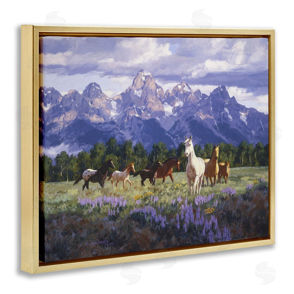 Stupell Industries Claire Goldrick | Valley Meadow Horse Herd