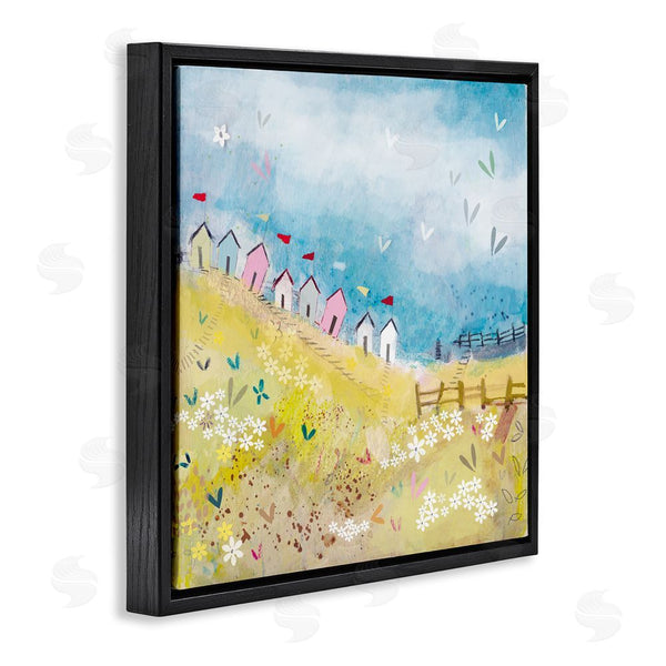 Stupell Industries Clare Tupper | Beach Huts On Hillside Wall Art