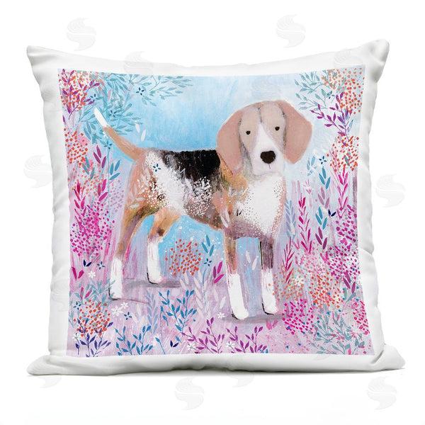 Stupell Industries Clare Tupper | Hound Dog Soft & Whimsical Printed Throw Pillow