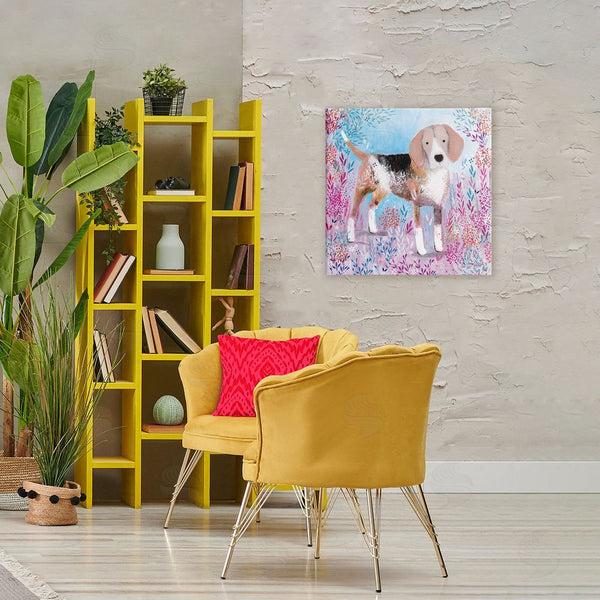 Stupell Industries Clare Tupper | Hound Dog Soft & Whimsical Wall Art