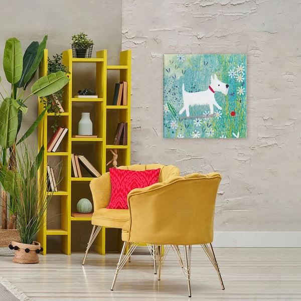 Stupell Industries Clare Tupper | Little White Scottie Dog Wall Art