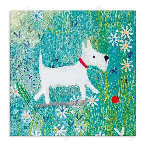 stupell industries Clare Tupper | Little White Scottie Dog Wall Art