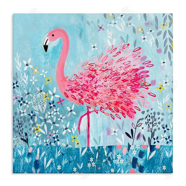stupell industries Clare Tupper | Whimsical Flower Flamingo Wall Art