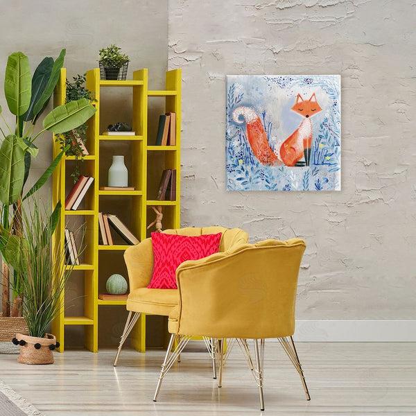 Stupell Industries Clare Tupper | Whimsical Fox Nature Collage Wall Art