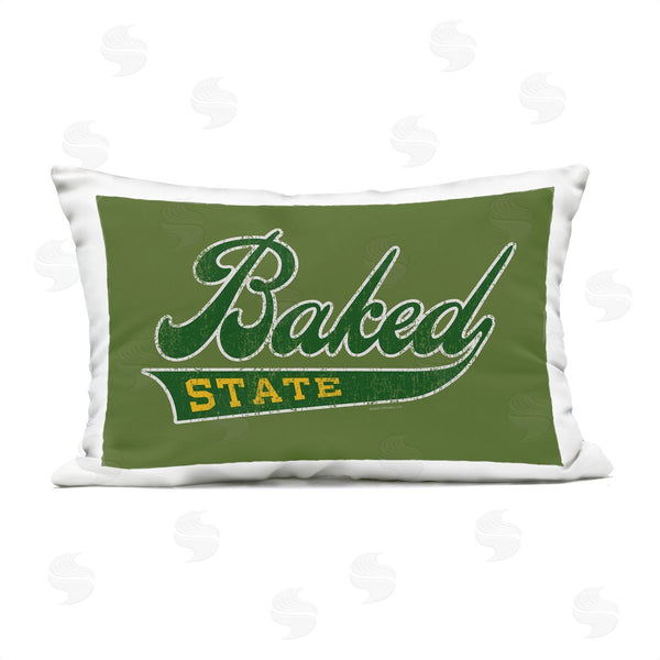 Stupell Industries Classic Cannabis/Life Is High | Baked State Varsity Style