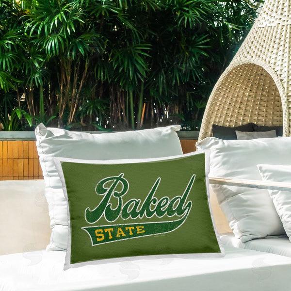 Stupell Industries Classic Cannabis/Life Is High | Baked State Varsity Style