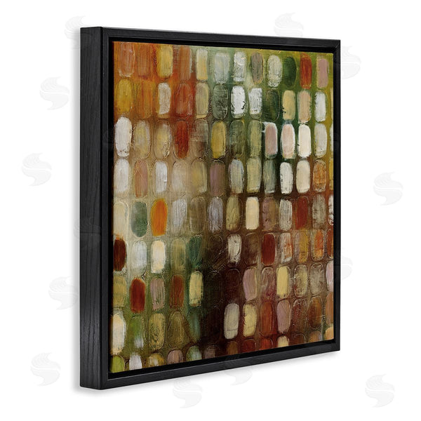 Stupell Industries Classic Collection | Earth Tone Oval Abstraction