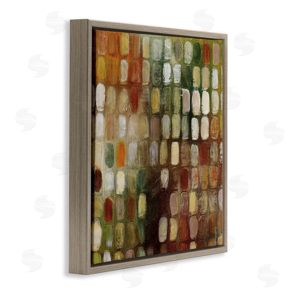 Stupell Industries Classic Collection | Earth Tone Oval Abstraction