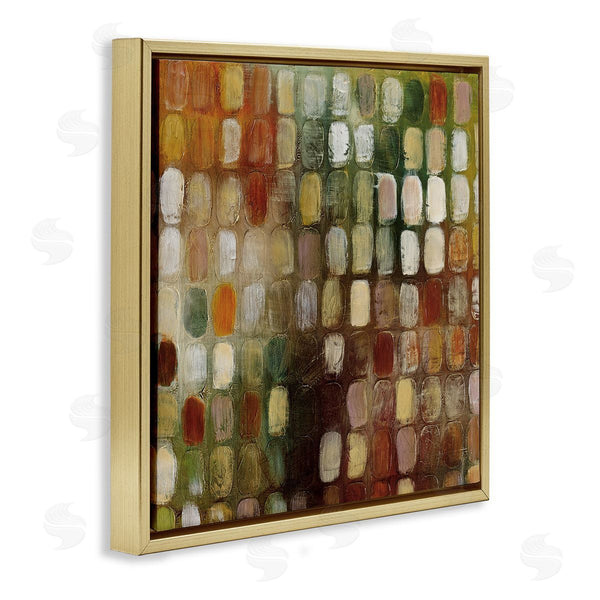 Stupell Industries Classic Collection | Earth Tone Oval Abstraction