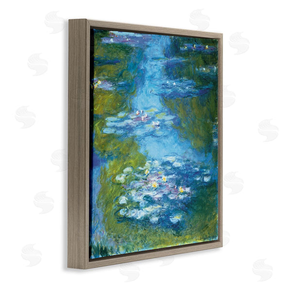 Stupell Industries Claude Monet | Classical Water Lilies Painting Traditional Monet