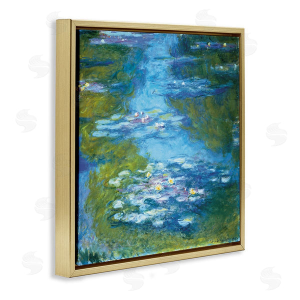 Stupell Industries Claude Monet | Classical Water Lilies Painting Traditional Monet
