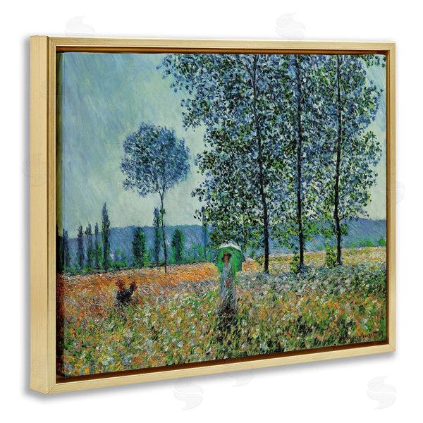 Stupell Industries Claude Monet | Felder Im Fruhling Classical