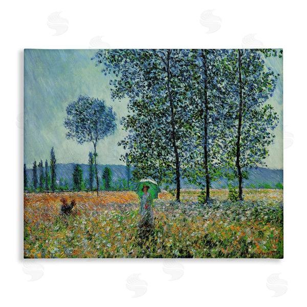 stupell industries Claude Monet | Felder im Fruhling Classical